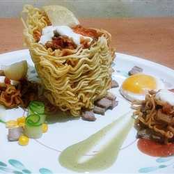 Indomie stuffed roast beef in summer.